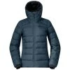 Bergans Of Norway Lava Medium Down Jacket W/Hood Women Orion Blue
