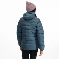 Bergans Of Norway Lava Medium Down Jacket W/Hood Women Orion Blue -Bergans Of Norway shop 2908 21466 3
