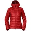 Bergans Of Norway Magma Light Down Jacket W/Hood Women Dark Brick