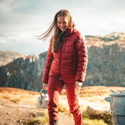 Bergans Of Norway Magma Medium Down Jacket W/Hood Women Chianti Red -Bergans Of Norway shop 2938 22022 6