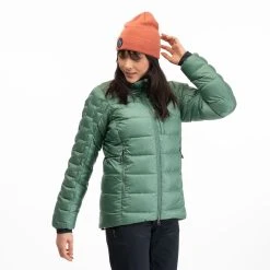 Bergans Of Norway Magma Medium Down Jacket W/Hood Women Dark Jade Green -Bergans Of Norway shop 2938 23547 2