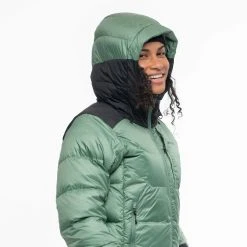 Bergans Of Norway Magma Warm Down Jacket W/Hood Women Dark Jade Green / Black -Bergans Of Norway shop 2945 25296 2