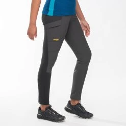 Bergans Of Norway Fløyen Original Tight Pants Women Solid Charcoal / Waxed Yellow -Bergans Of Norway shop 3022 13113 4