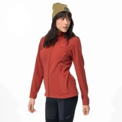 Bergans Of Norway Finnsnes Fleece W Jacket Chianti Red -Bergans Of Norway shop 3026 22022 4