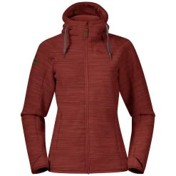 Bergans Of Norway Hareid Fleece W Jacket Chianti Red