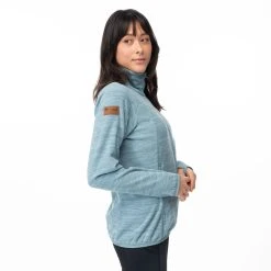 Bergans Of Norway Hareid Fleece W Jacket NoHood Smoke Blue -Bergans Of Norway shop 3030 21626 2