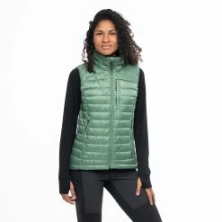 Bergans Of Norway Magma Light Down Vest Women Dark Jade Green -Bergans Of Norway shop 3053 23547 4