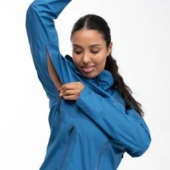 Bergans Of Norway Skar Light 3L Shell Jacket Women North Sea Blue -Bergans Of Norway shop 3059 24116 3
