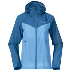 Bergans Of Norway Skar Light Windbreaker Jacket Women Pacific Blue / North Sea Blue