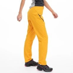 Bergans Of Norway Y LightLine Vapor Pants Women Mango Yellow / Dark Shadow Grey -Bergans Of Norway shop 3077 25286 2