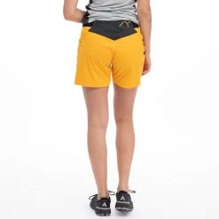 Bergans Of Norway Y LightLine Vapor V2 Shorts Women Mango Yellow / Dark Shadow Grey -Bergans Of Norway shop 3079 25286 3