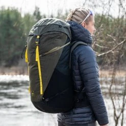 Bergans Of Norway Helium V5 W 55 Green Mud / Black / Pineapple -Bergans Of Norway shop 4581 14247 1