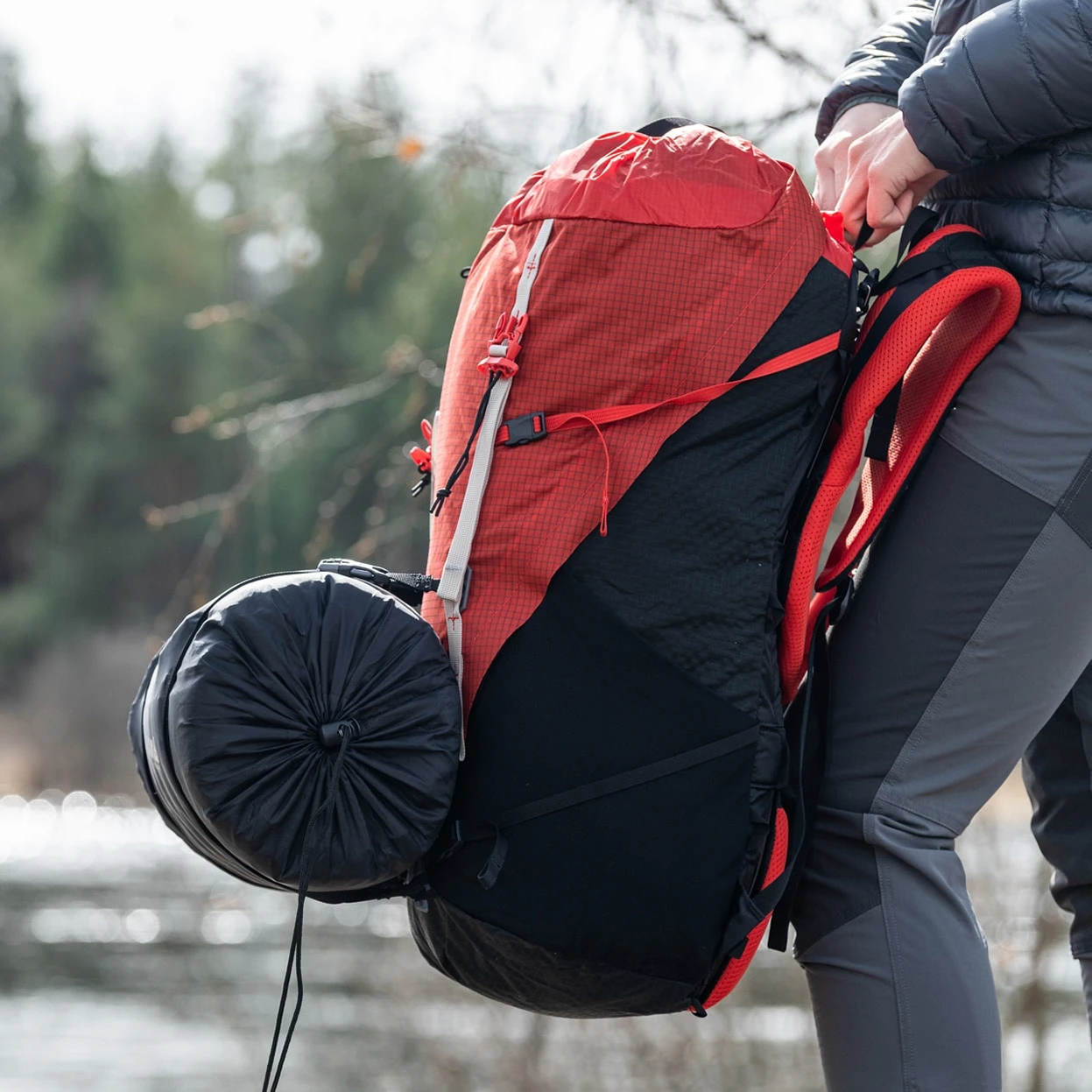 Bergans Of Norway Helium V5 W 40 Red Sand / Black / Aluminium 4 Bergans Of Norway Helium V5 W 40 Red Sand / Black / Aluminium - Bilde 2