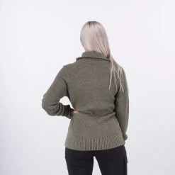 Bergans Of Norway Ulriken Lady Jumper Green Mud Melange -Bergans Of Norway shop 5415 13596 3