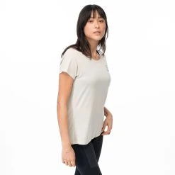 Bergans Of Norway Graphic Wool W Tee Chalk Sand / Solid Charcoal -Bergans Of Norway shop 6879 21643 2