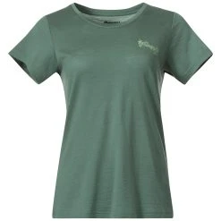 Bergans Of Norway Graphic Wool W Tee Dark Jade Green / Light Jade Green