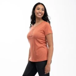 Bergans Of Norway Graphic Wool W Tee Terracotta / Chianti Red -Bergans Of Norway shop 6879 25394 4