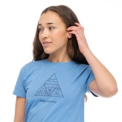 Bergans Of Norway Graphic W Tee Pacific Blue / Dark Shadow Grey -Bergans Of Norway shop 6881 25415 4