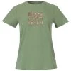 Bergans Of Norway Graphic W Tee Jade Green / Chalk Sand / Chianti Red