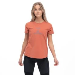 Bergans Of Norway Graphic W Tee Terracotta / Husky Blue -Bergans Of Norway shop 6881 25437 1