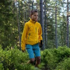 Bergans Of Norway Runde Youth Jacket Light Golden Yellow / Smoke Blue -Bergans Of Norway shop 6948 21673 3
