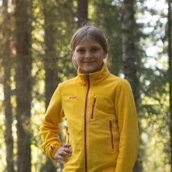 Bergans Of Norway Runde Youth Girl Jacket Light Golden Yellow / Fandango Purple -Bergans Of Norway shop 6949 21674 3