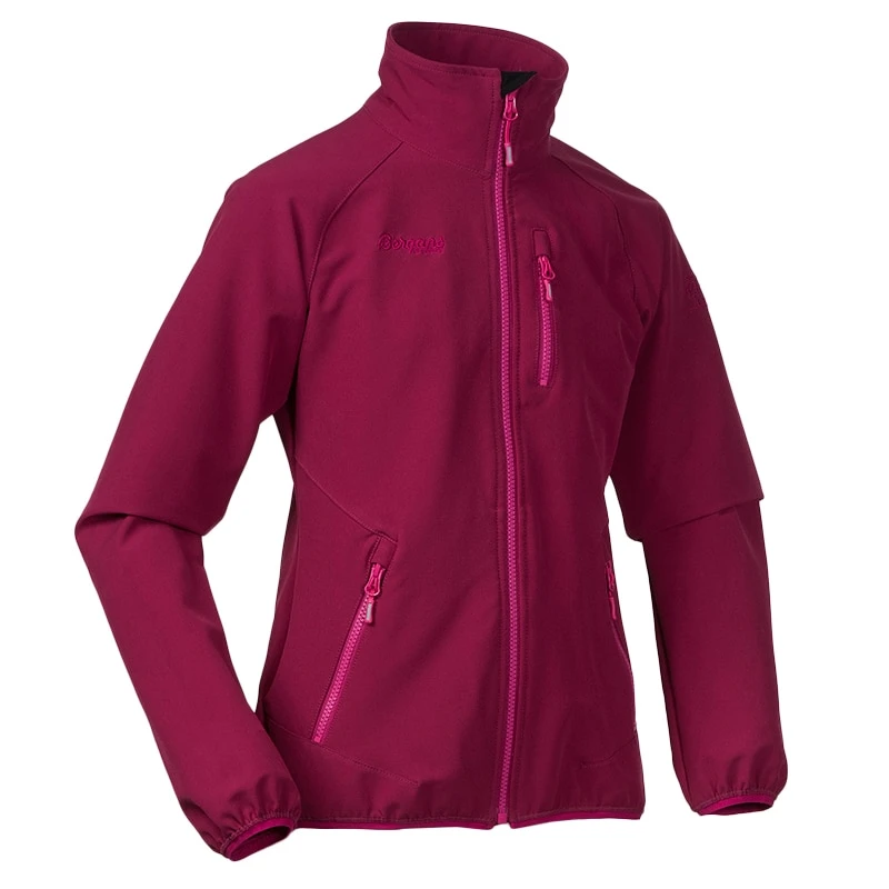 Bergans Of Norway Kjerag Youth Girl Jacket Dusty Cerise / Cerise / Hot Pink 4 Bergans Of Norway Kjerag Youth Girl Jacket Dusty Cerise / Cerise / Hot Pink - Bilde 2