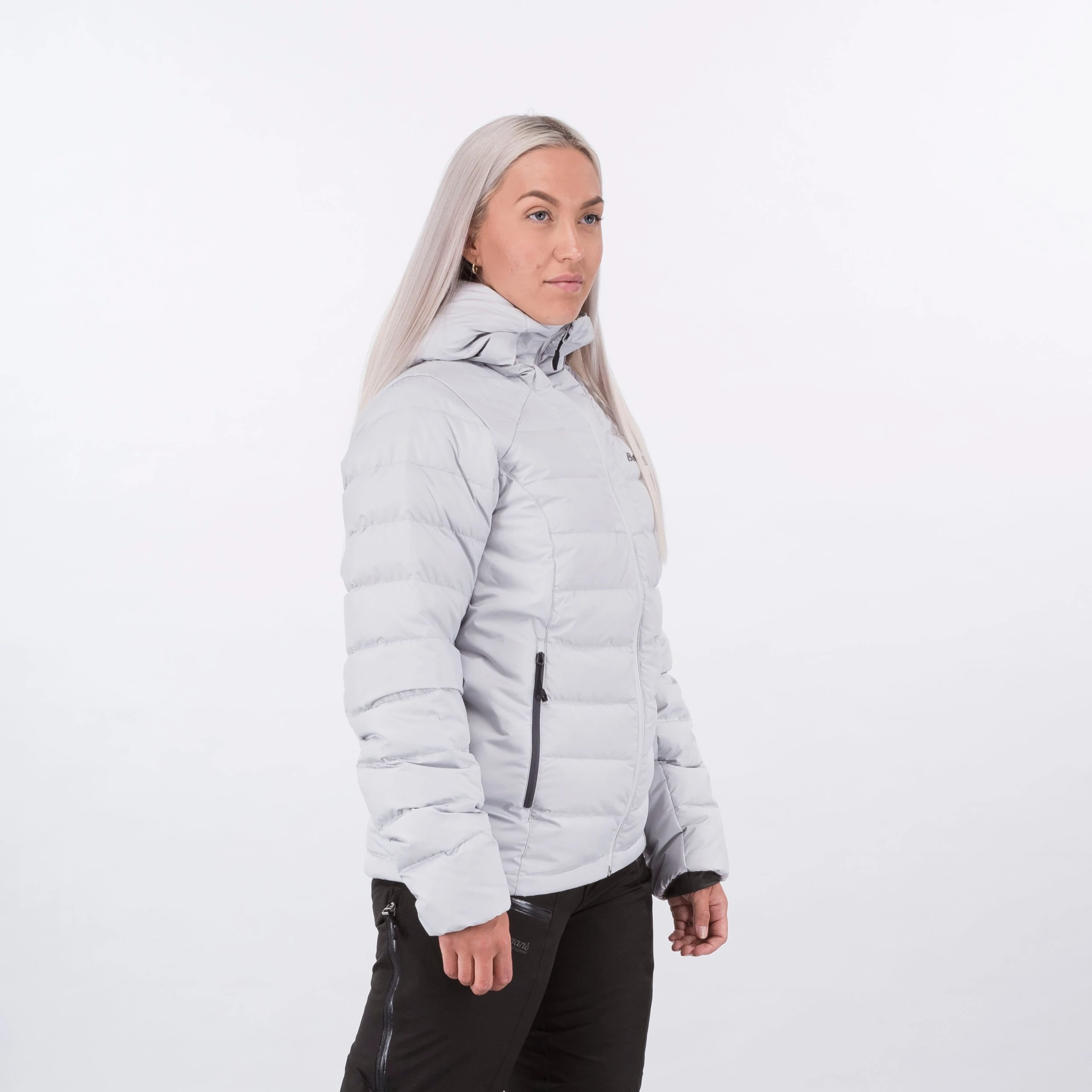 Bergans Of Norway Røros Down Hybrid W Jacket Aluminium / Solid Dark Grey 7 Bergans Of Norway Røros Down Hybrid W Jacket Aluminium / Solid Dark Grey - Bilde 5