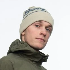 Bergans Of Norway Bergans Logo Beanie Chalk Sand / Orion Blue -Bergans Of Norway shop 7728 21528 2