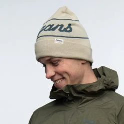 Bergans Of Norway Bergans Logo Beanie Chalk Sand / Orion Blue -Bergans Of Norway shop 7728 21528 4