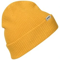 Bergans Of Norway Waffle Knit Beanie Light Golden Yellow