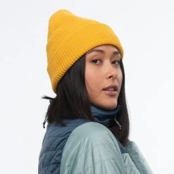 Bergans Of Norway Waffle Knit Beanie Light Golden Yellow -Bergans Of Norway shop 7731 21349 2
