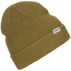 Bergans Of Norway Waffle Knit Beanie Olive Green