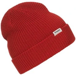 Bergans Of Norway Waffle Knit Beanie Dark Brick