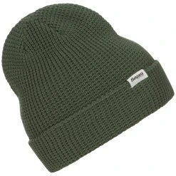 Bergans Of Norway Waffle Knit Beanie Dark Jade Green