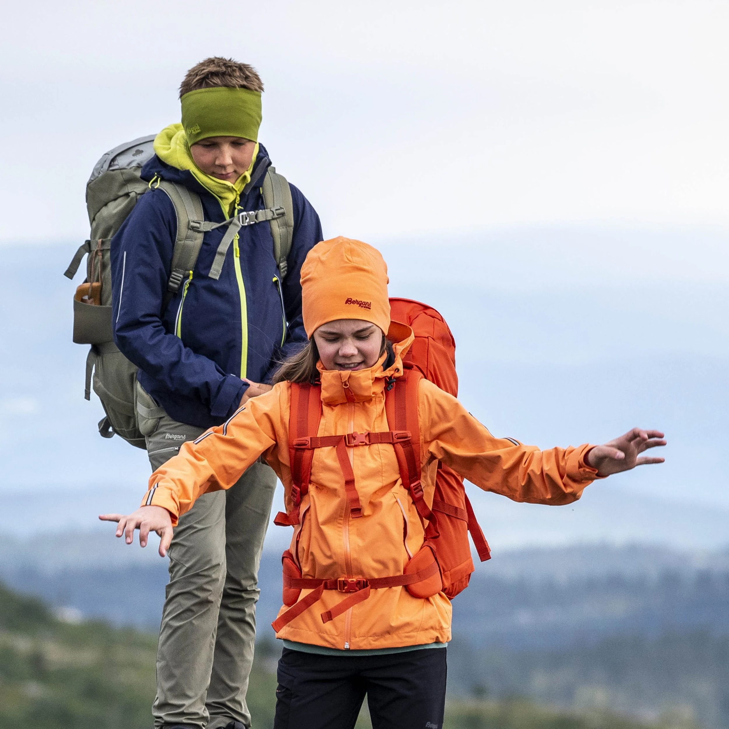 Bergans Of Norway Sjoa 2L Youth Girl Jacket Cantaloupe 6 Bergans Of Norway Sjoa 2L Youth Girl Jacket Cantaloupe - Bilde 5