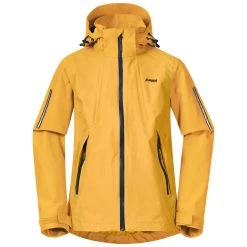 Bergans Of Norway Sjoa 2L Youth Girl Jacket Light Golden Yellow