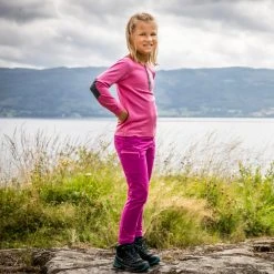 Bergans Of Norway Lilletind V2 Light Softshell Kids Pants Fandango Purple -Bergans Of Norway shop 7958 21630 2