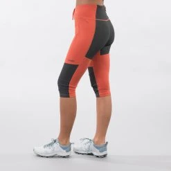 Bergans Of Norway Fløyen ¾ Outdoor Tights Women Brick / Solid Charcoal -Bergans Of Norway shop 8609 14185 4