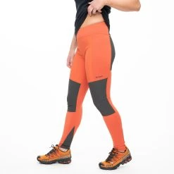 Bergans Of Norway Fløyen Outdoor Tights Women Brick / Solid Charcoal -Bergans Of Norway shop 8625 14185 5