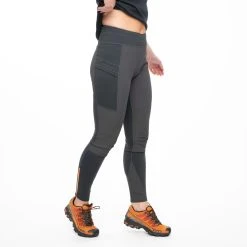 Bergans Of Norway Fløyen Outdoor Tights Women Solid Charcoal / Cantaloupe -Bergans Of Norway shop 8625 14295 3