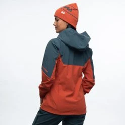 Bergans Of Norway Senja Hybrid Softshell W Jacket Brick / Orion Blue -Bergans Of Norway shop 8705 21467 3