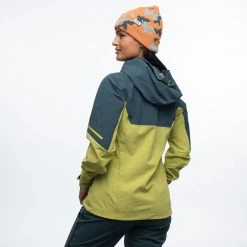 Bergans Of Norway Senja Hybrid Softshell W Jacket Green Oasis / Orion Blue -Bergans Of Norway shop 8705 21473 3