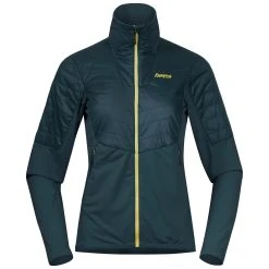 Bergans Of Norway Senja Midlayer W Jacket Orion Blue / Pineapple