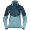 Bergans Of Norway Senja Midlayer Hood W Jacket Smoke Blue / Orion Blue -Bergans Of Norway shop 8729 21638