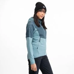 Bergans Of Norway Senja Midlayer Hood W Jacket Smoke Blue / Orion Blue -Bergans Of Norway shop 8729 21638 2
