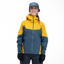 Bergans Of Norway Senja 3L W Jacket Orion Blue / Light Golden Yellow -Bergans Of Norway shop 8741 21672 1