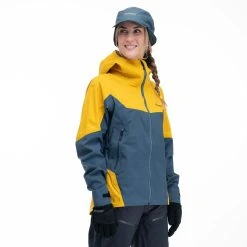 Bergans Of Norway Senja 3L W Jacket Orion Blue / Light Golden Yellow -Bergans Of Norway shop 8741 21672 2