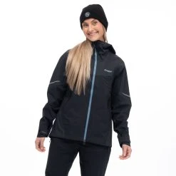 Bergans Of Norway Senja 3L W Jacket Black / Dark Shadow Grey / Smoke Blue -Bergans Of Norway shop 8741 25299 1