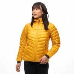 Bergans Of Norway Senja Down Light W Jacket W/Hood Light Golden Yellow -Bergans Of Norway shop 8747 21349 1